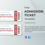 Admission Ticket Template In Png   Download | Template In Free Printable Admission Ticket Template