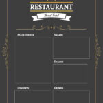 Adobe Indesign To Editable, Printable Restaurant Menu? : R/Indesign With Free Printable Blank Restaurant Menu Template