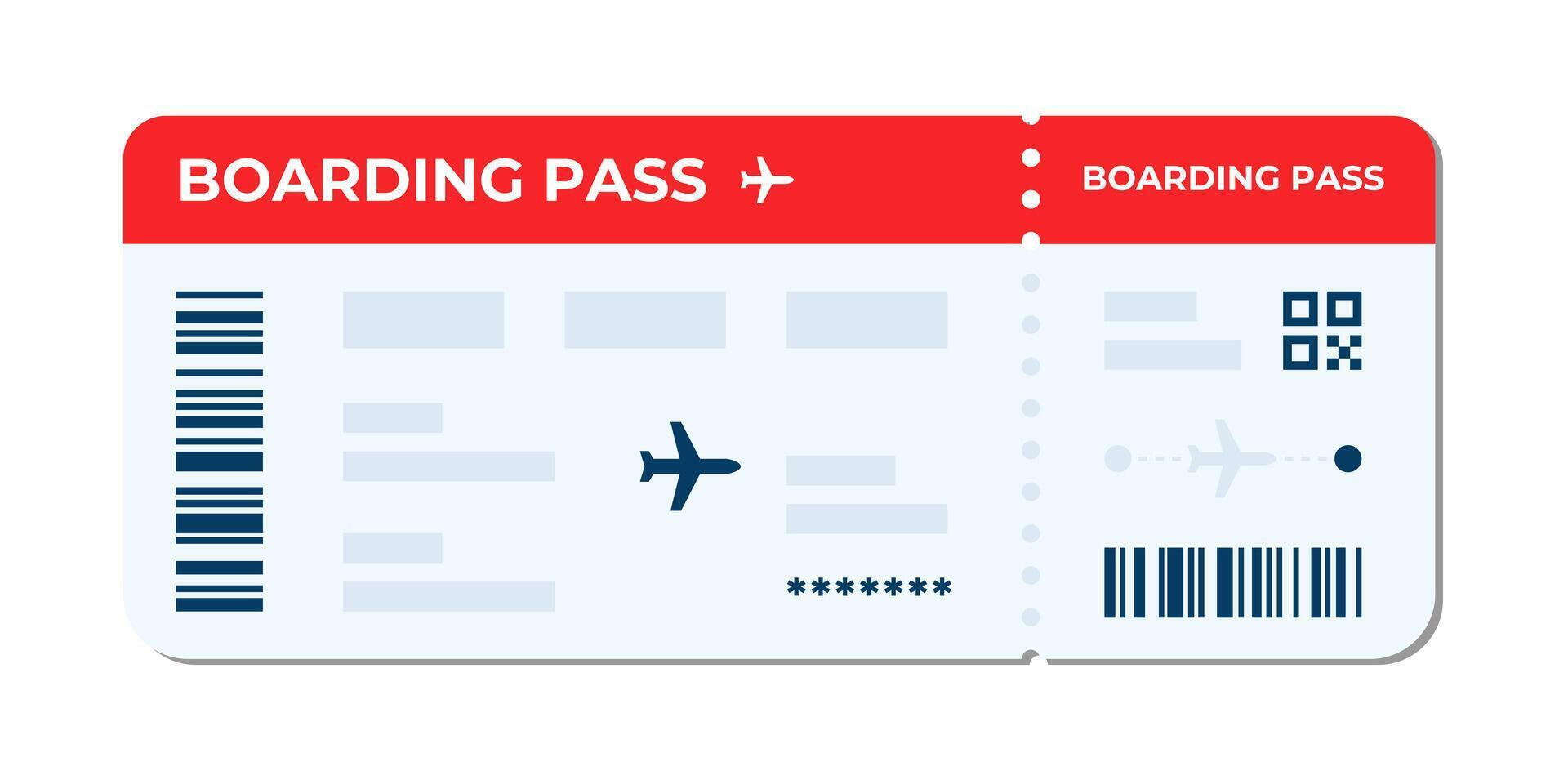 Airline Boarding Pass Vector Art, Icons, And Graphics For Free intended for Free Printable Boarding Pass Template