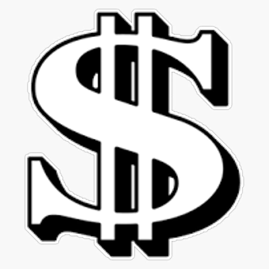 Alec Monopoly Money Art Picture Print Black Dollar Sign Poster For with Free Printable Dollar Sign Template