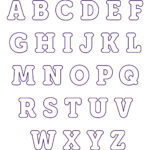 Alphabet Applique Patterns   10 Free Pdf Printables | Printablee Pertaining To Free Printable Alphabet Template For Applique