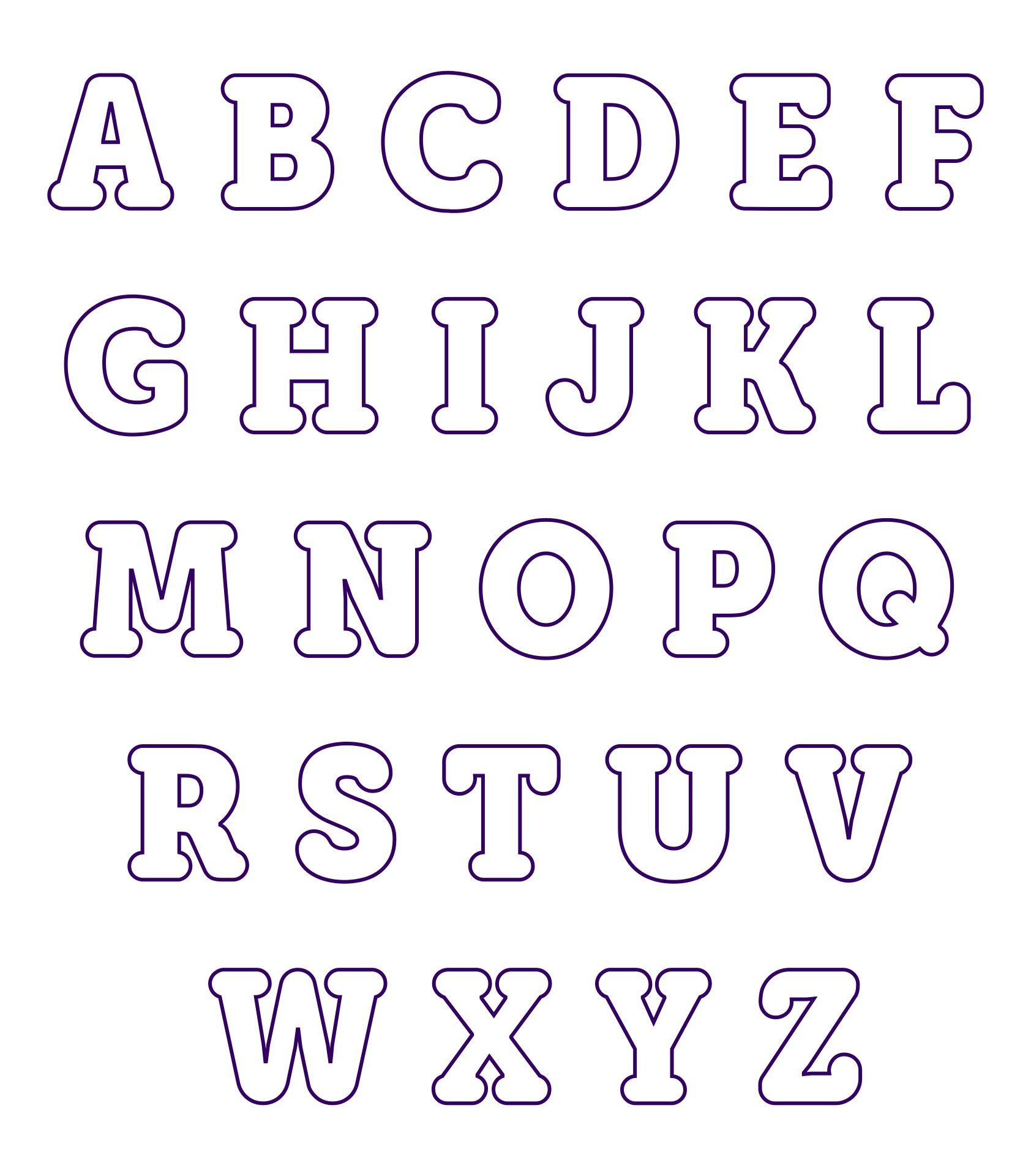 Alphabet Applique Patterns - 10 Free Pdf Printables | Printablee pertaining to Free Printable Alphabet Template For Applique