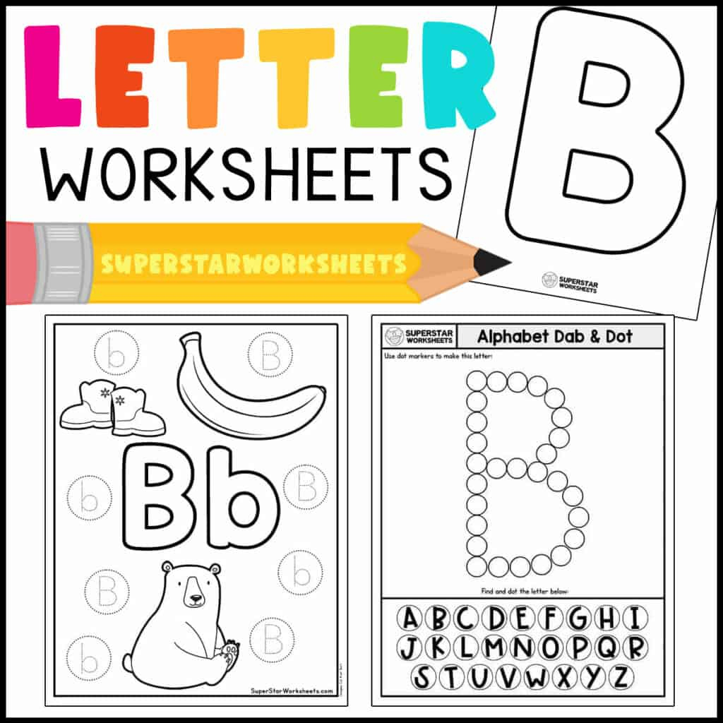 Alphabet Worksheets - Superstar Worksheets inside Free Printable Alphabet Template For Preschoolers