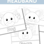 Animal Headband Templates Within Free Printable Animal Headband Template