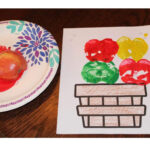 Apple Stamping   An Apple Basket Craft For Preschool   Pertaining To Free Printable Apple Basket Template