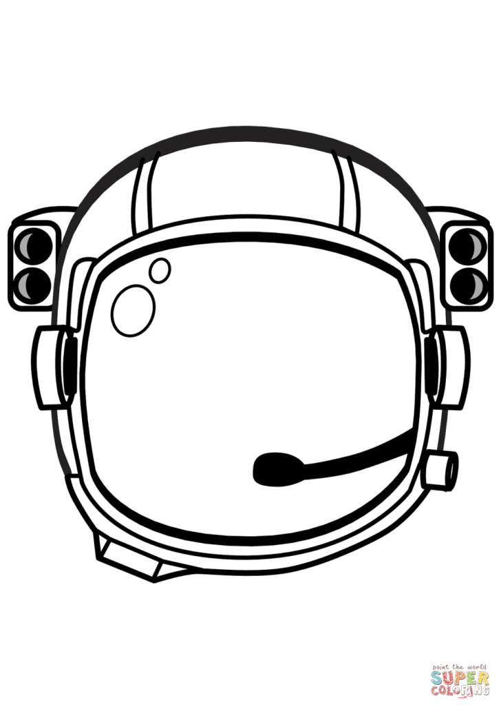 Free Printable Astronaut Helmet Template