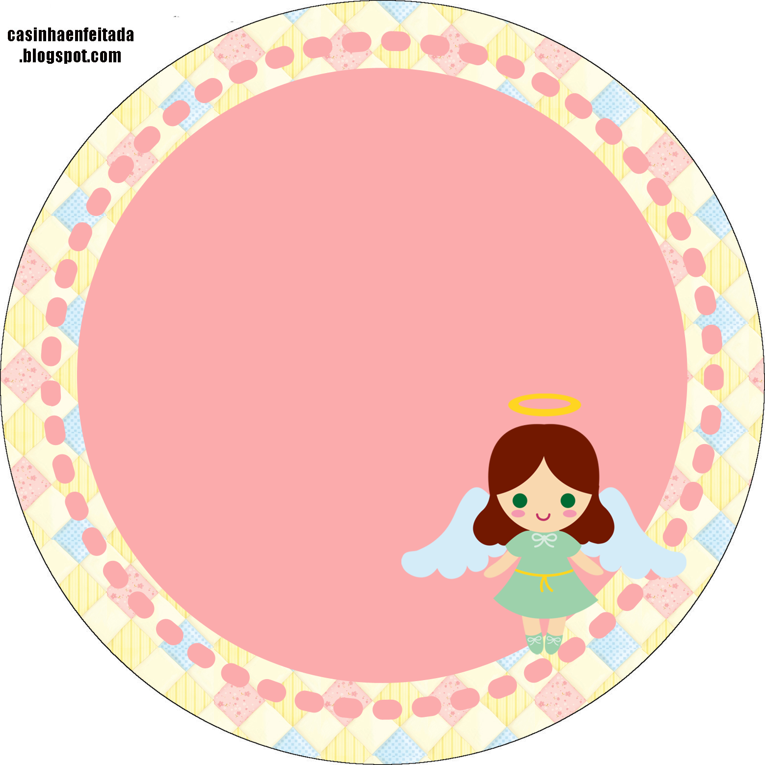 Baby Girl Baptism: Free Printable Cupcakes Wrappers And Toppers throughout Free Printable Christening Cupcake Topper Template