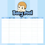 Baby Pool Template Excel   10 Free Pdf Printables | Printablee For Free Printable Baby Pool Template