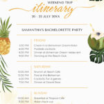 Bachelorette Itinerary Free Google Docs Template   Gdoc.io Inside Free Printable Bachelorette Itinerary Template