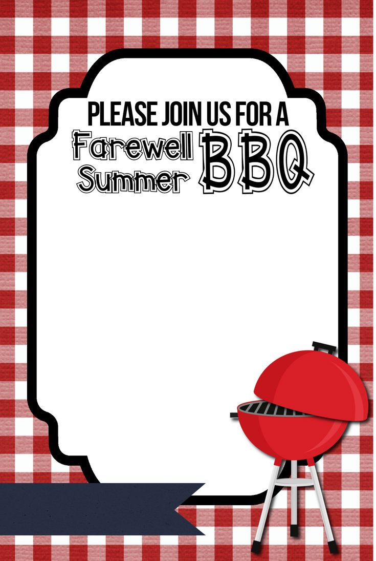 Bbq Flyer Free - 8 Free Pdf Printables | Printablee intended for Free Printable Cookout Invitation Template