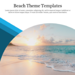 Beautiful Powerpoint Beach Theme Templates For Presentation Pertaining To Free Printable Beach Theme Template