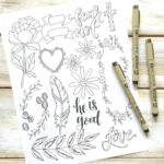 Bible Journaling When You Are Not Artistic   Plus A Free Printable Throughout Free Printable Bible Journaling Template