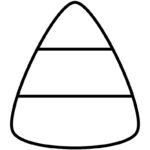 Big Candy Corn Template   Printable For Coloring & Crafts Throughout Free Printable Candy Corn Template