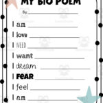 Bio Poetry Writing | Posters & Graphic Organizers With Regard To Free Printable Bio Poem Template