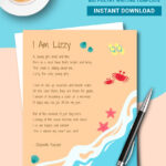 Bio Poetry Writing Template In Word, Pages, Google Docs   Download With Free Printable Bio Poem Template