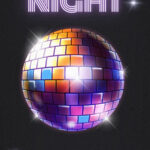 Black And Purple Modern Disco Night Mobile Video Within Free Printable Disco Party Invitations Template