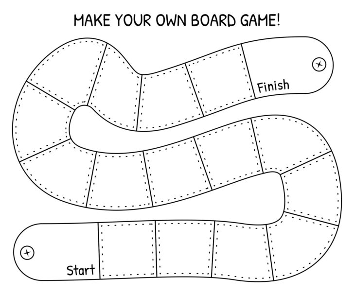 Free Printable Blank Board Game Template