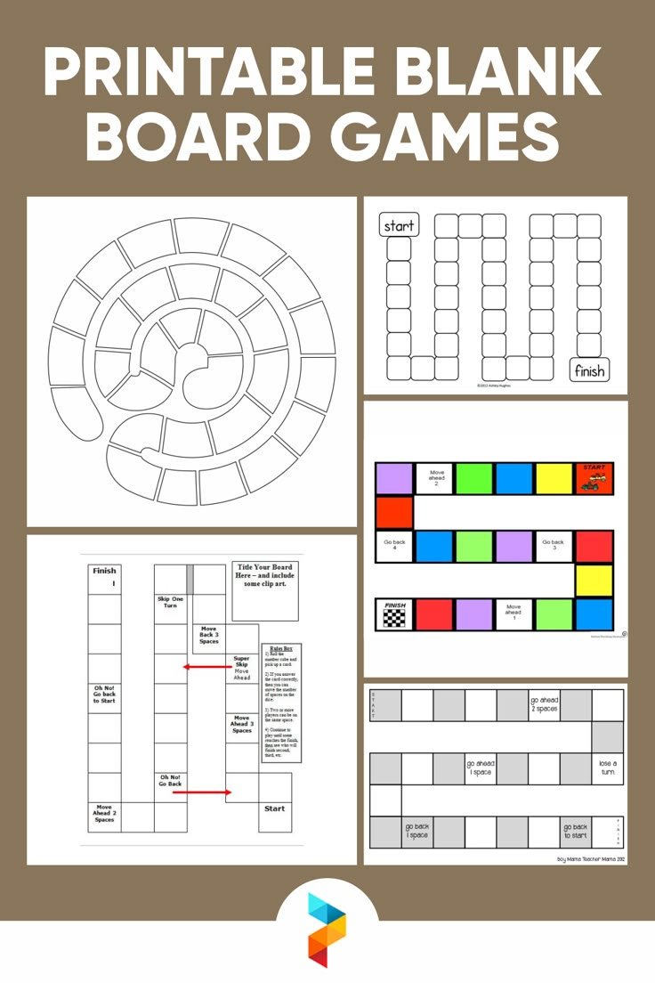 Blank Board Games - 10 Free Pdf Printables | Printablee inside Free Printable Blank Board Game Template