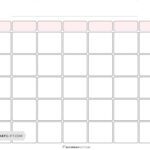 Blank Calendar Templates   29 Cute & Free Printables | Saturdaygift For Free Printable Blank Calendar Template