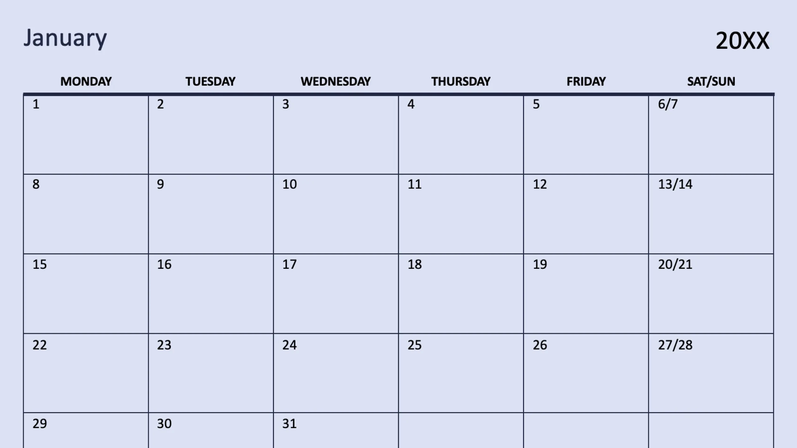Blank Calendar Templates | Microsoft Create with Free Printable Customizable Calendar Template