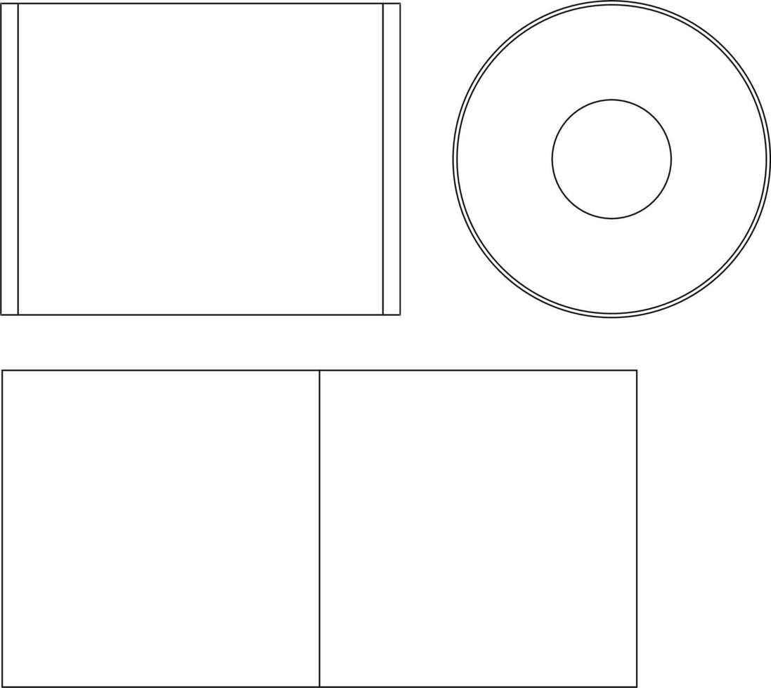 Blank Cd Dvd Cover Template 3283811 Vector Art At Vecteezy for Free Printable Cd Labels Template