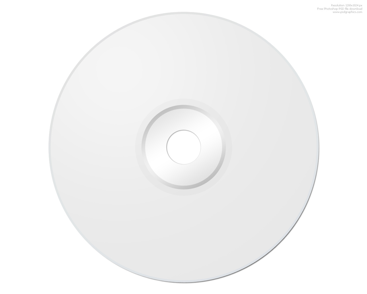 Blank Cd Photoshop Template | Psdgraphics pertaining to Free Printable Cd Labels Template