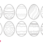Blank Easter Eggs   Paperzip In Free Printable Blank Easter Egg Hunt Template