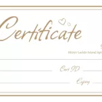 Blank Gift Certificate Free Google Docs Template   Gdoc.io With Regard To Free Printable Business Gift Certificate Template