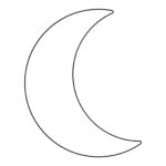 Blank Moon Templates | Printable Moon Shapes Throughout Free Printable Crescent Moon Template