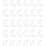 Blank Moon Templates | Printable Moon Shapes With Free Printable Crescent Moon Template