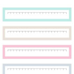 Blank Number Line   24 Cute & Free Blank Number Lines Worksheets Inside Free Printable Blank Number Line Template