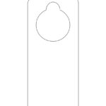 Blank Printable Doorknob Hanger Template Within Free Printable Door Hanger Template