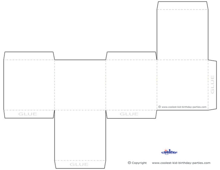 Free Printable Favor Box Template