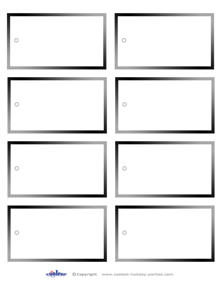 Free Printable Blank Gift Tag Template