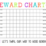Blank Reward Chart Printable   The Girl Creative For Free Printable Editable Reward Chart Template
