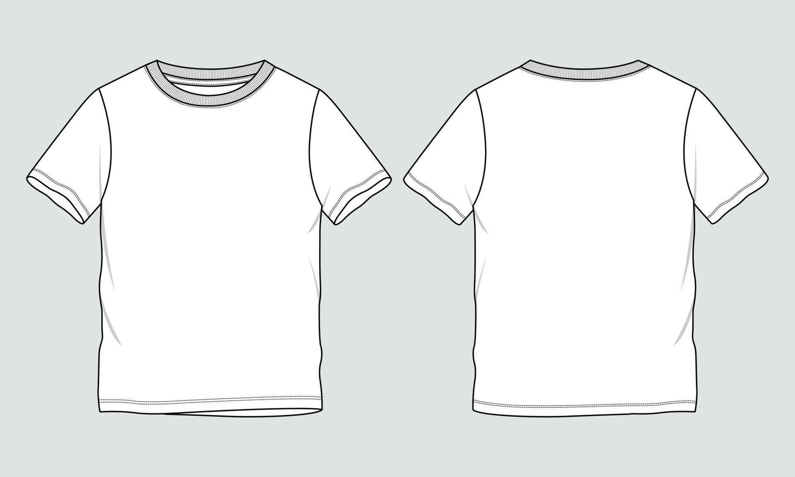 Blank T Shirt Template Vector Art, Icons, And Graphics For Free with regard to Free Printable Blank T-Shirt Template