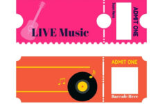 Blank Tickets – 10 Free Pdf Printables | Printablee intended for Free Printable Concert Tickets Template