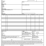 Bol Template   Fill Online, Printable, Fillable, Blank | Pdffiller Intended For Free Printable Bill Of Lading Template