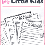 Book Report Template Printable For Kinder, First, And Second Grade With Free Printable Book Report Template 1st Grade