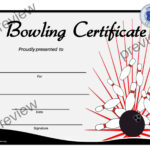 Bowling Certificate, Bowling Award, Editable Bowling Certificate, Pdf  Certificate, Editable Certificates, Certificates, Awards, Templates For Free Printable Bowling Certificate Template
