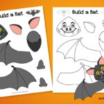 Build A Bat Printable & Free Templates | Mrs. Merry Regarding Free Printable Bat Template For Halloween