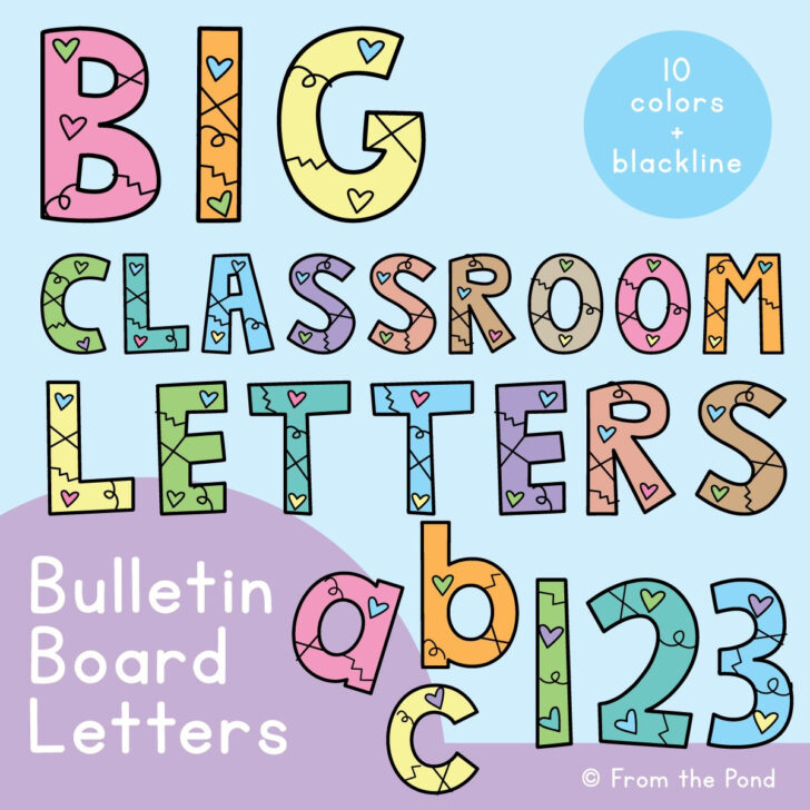 Free Printable Bulletin Board Letter Template