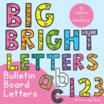 Bulletin Board Letters For The Classroom   Just Print And Display With Free Printable Bulletin Board Template