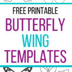 Butterfly Wing Templates Regarding Free Printable Butterfly Wings Template