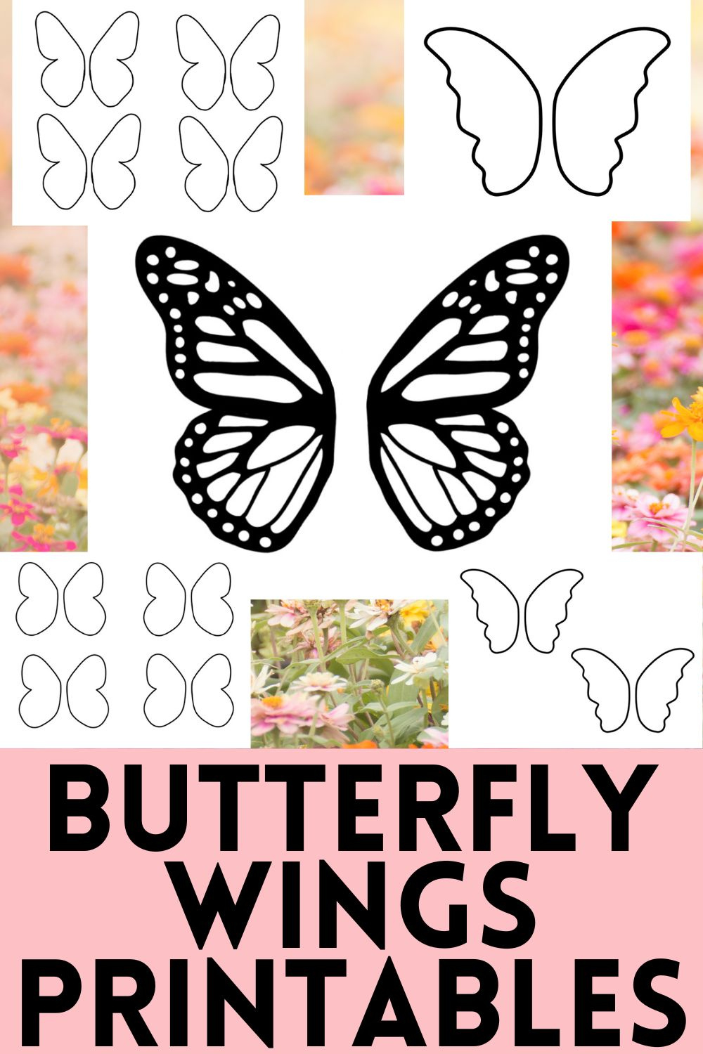 Butterfly Wings Free Printable Templates - inside Free Printable Butterfly Wings Template