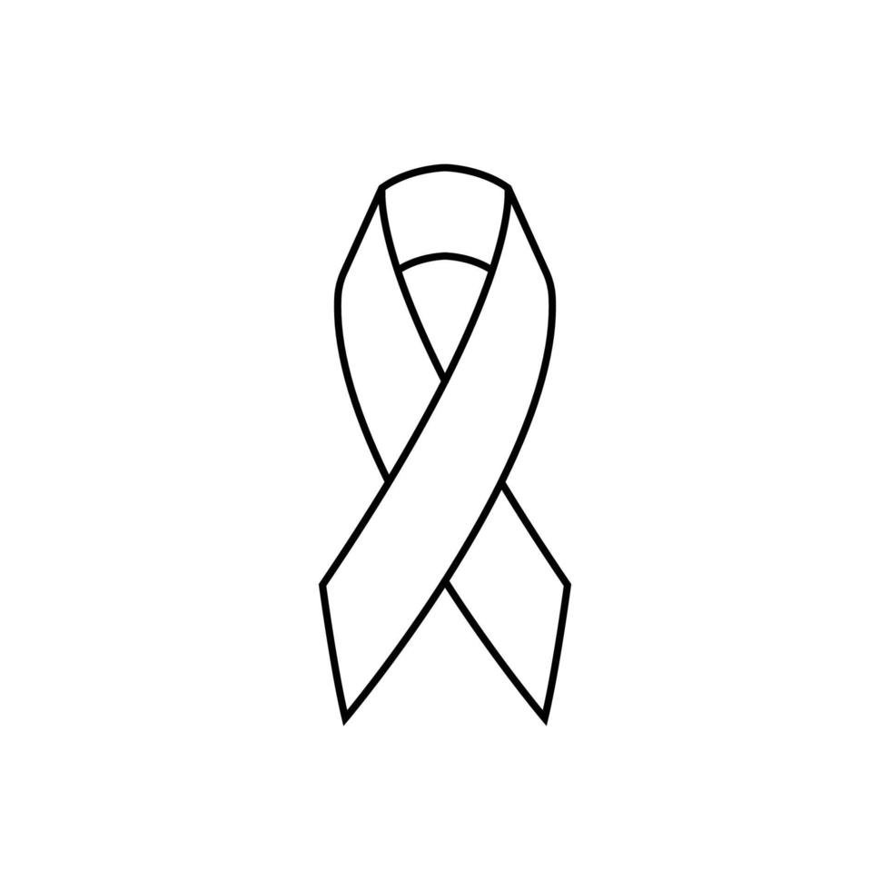 Cancer Ribbon Outline Vector Art, Icons, And Graphics For Free throughout Free Printable Cancer Ribbon Template