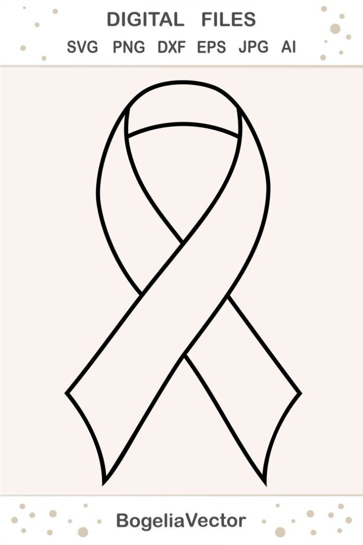 Free Printable Cancer Ribbon Template