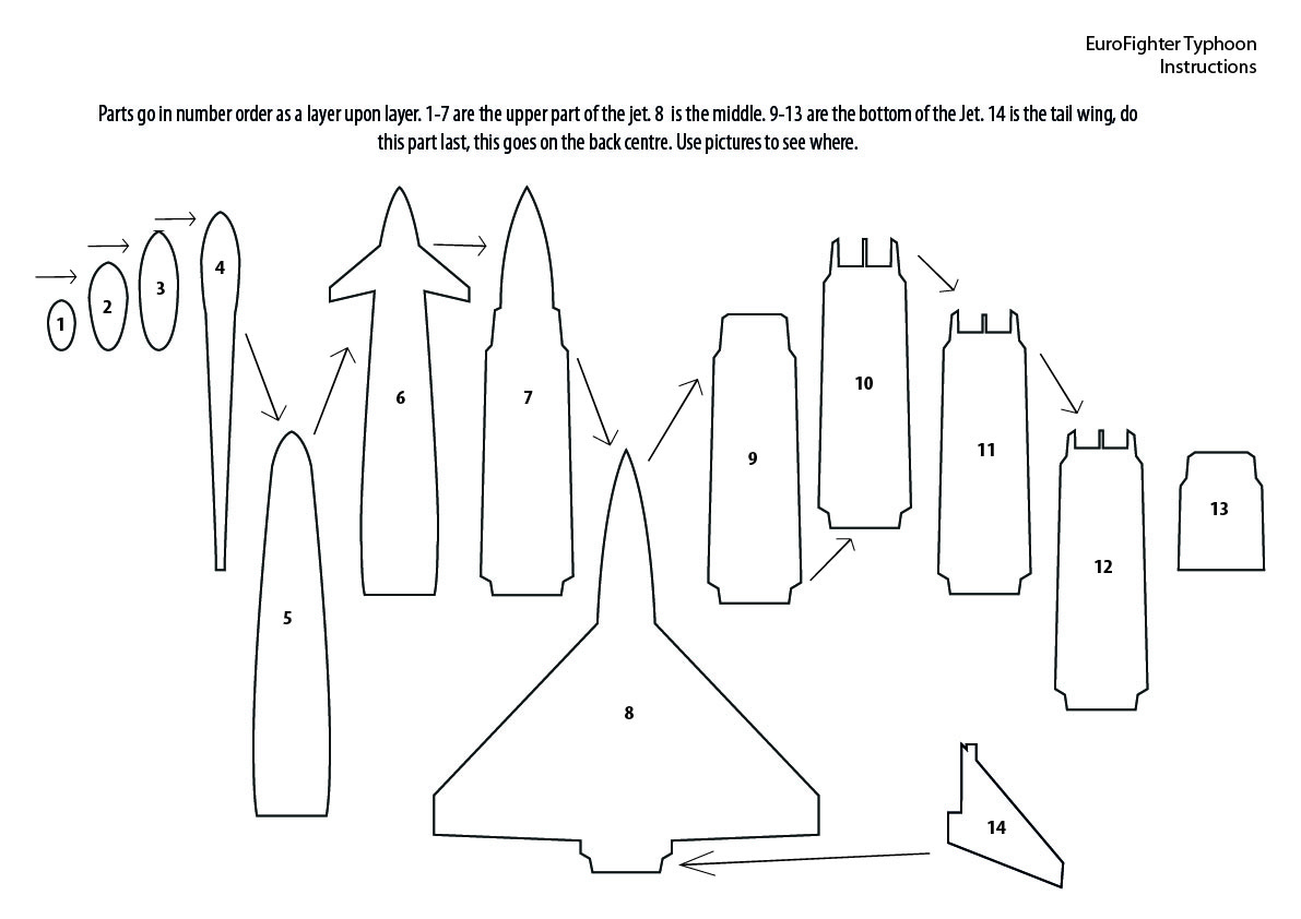 Cardboard Jets | Open Sauce Project intended for Free Printable Cardboard Airplane Template