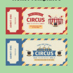 Carnival Ticket Templates   10 Free Pdf Printables | Printablee Within Free Printable Circus Ticket Template