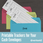 Cash Envelopes   Printable Cash Envelope Tracker Templates In Free Printable Cash Envelope Template